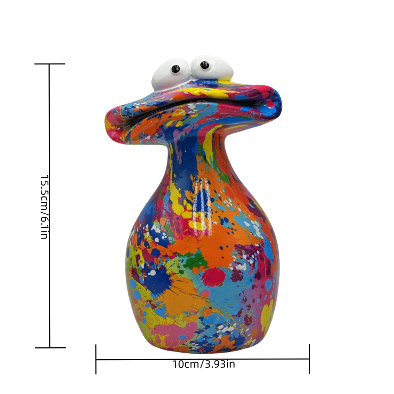 Water Transfer Print Frog Figurine - Wine Cabinet Decor view 3