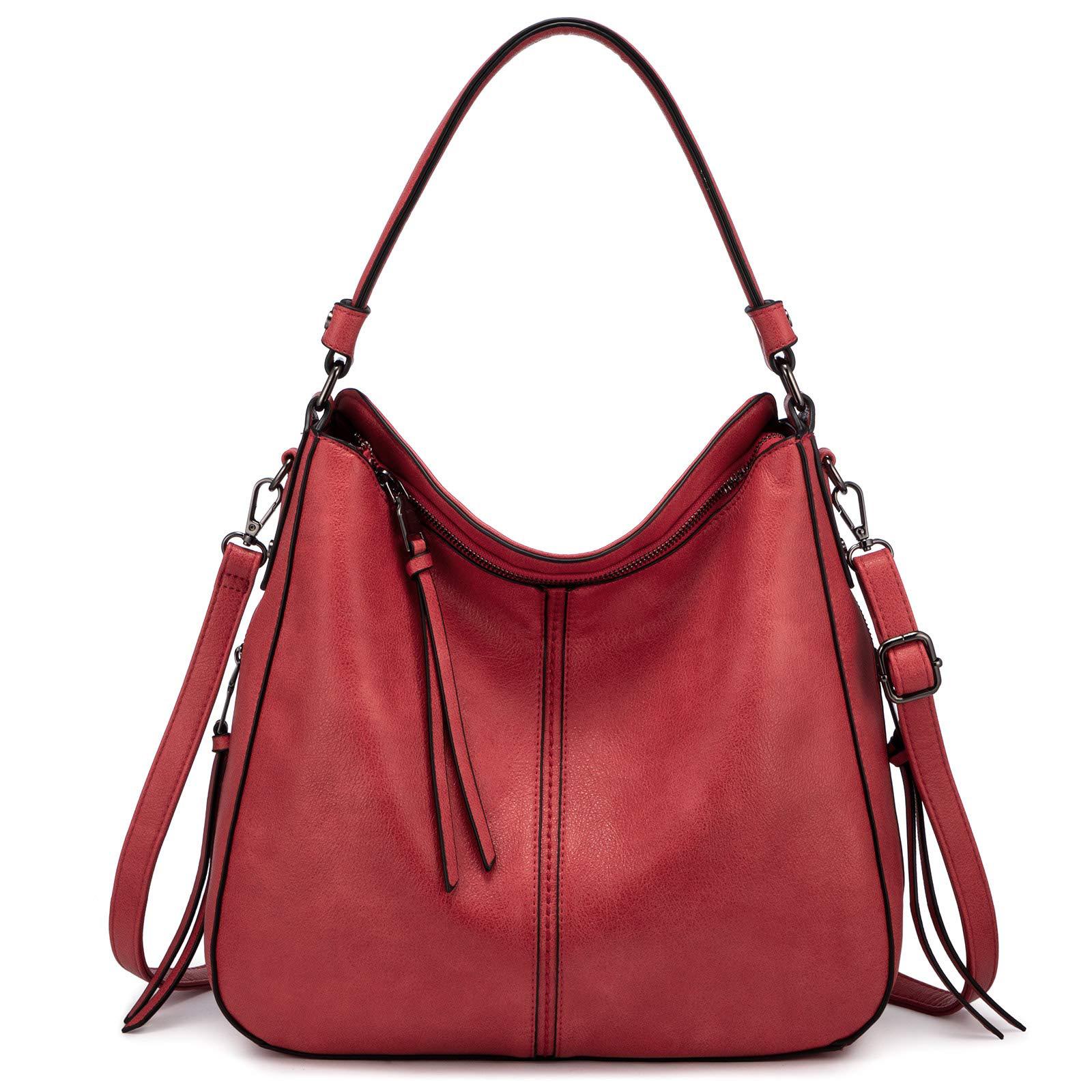 Red Foreign Trade Fashion Large Capacity Handbag - European & American Casual