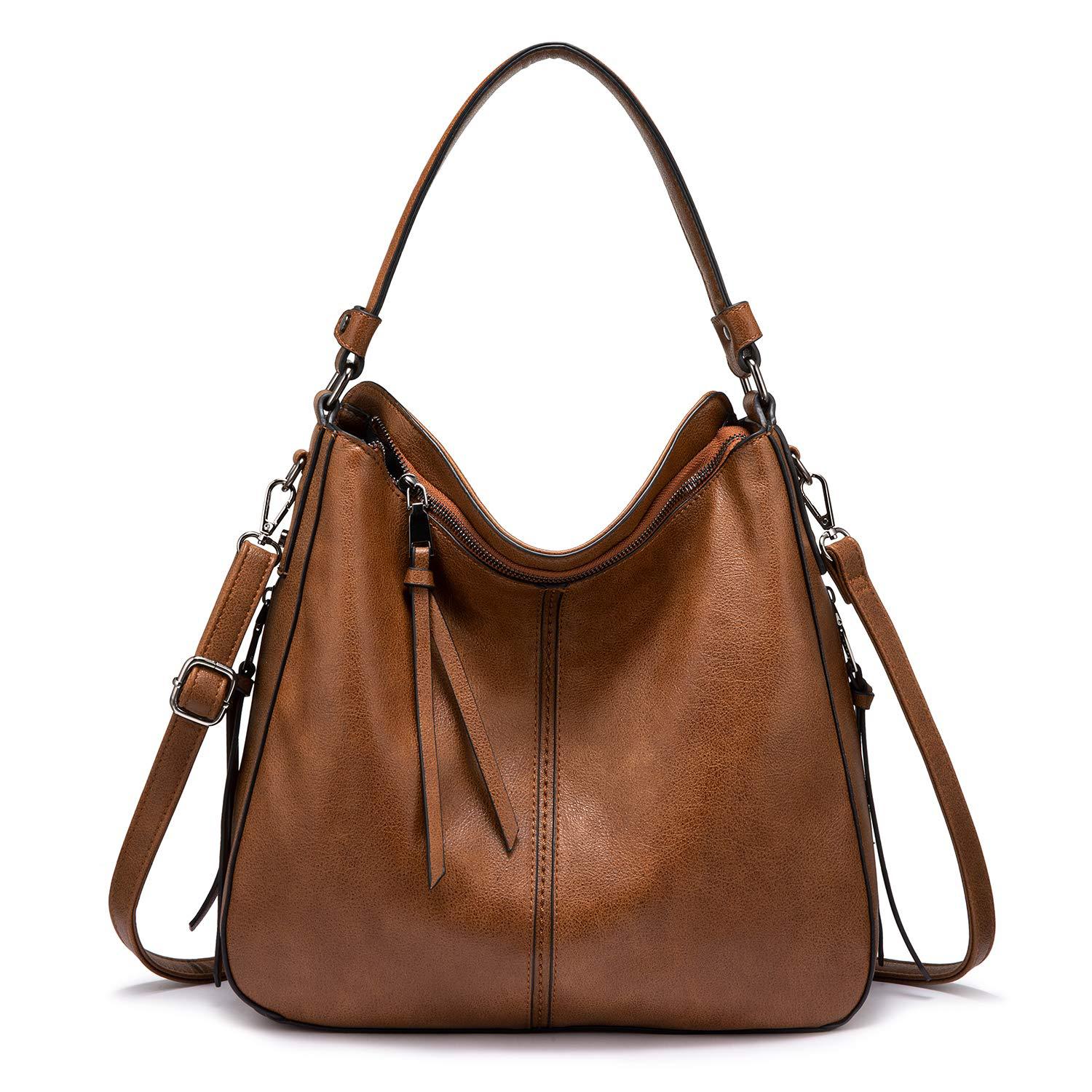 Brown Fashion Large Capacity Handbag - European & American Casual Crossbody Bag