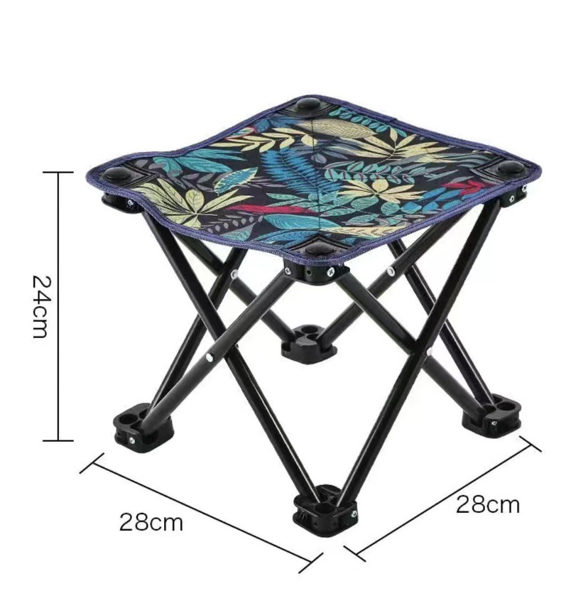2-Pack Portable Outdoor Fishing Stool - Multi-Functional Leisure Chair for Camping view 2