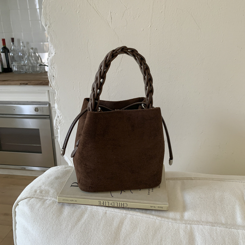 Coffee Retro Maillard Brown Mini Bag - 2025 New Casual Versatile Women's