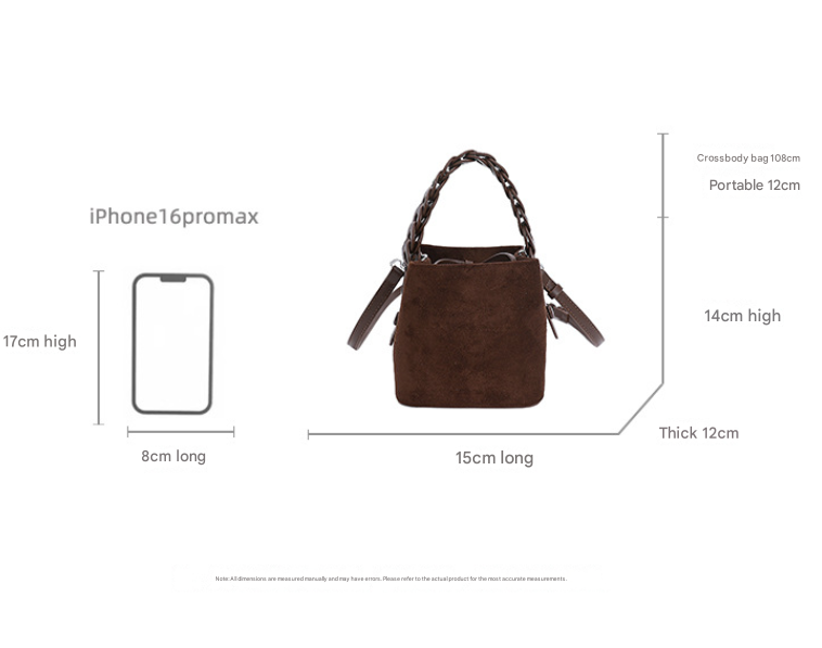 Coffee Retro Maillard Brown Mini Bag - 2025 New Casual Versatile Women's view 2