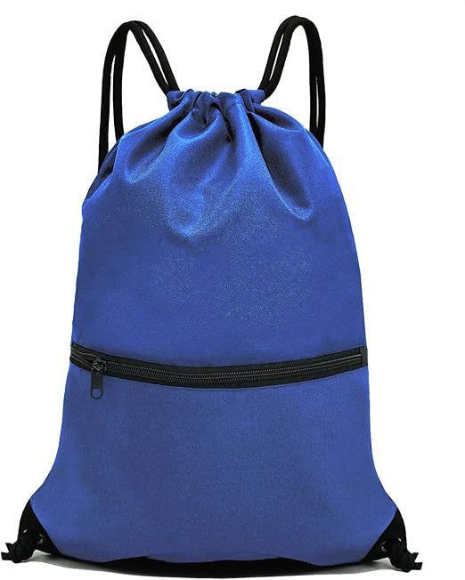Blue Versatile Drawstring Backpack - Sports