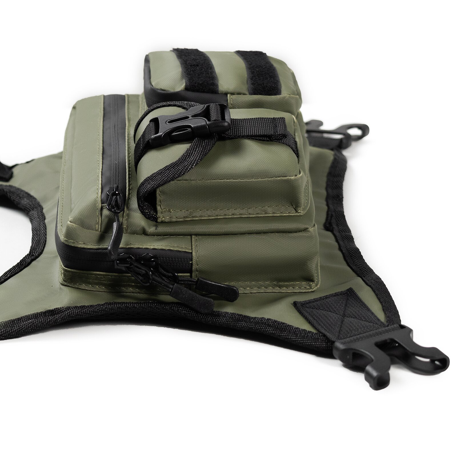 Green Outdoor Tactical Chest Bag - CS Running Hydration Sports Chest Pack for view 3