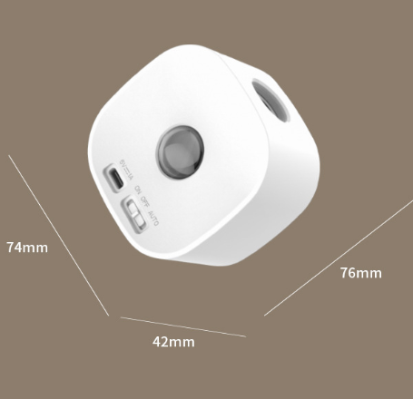 White Rechargeable Motion Sensor Wall Light Dual Light Source Magnetic LED view 4