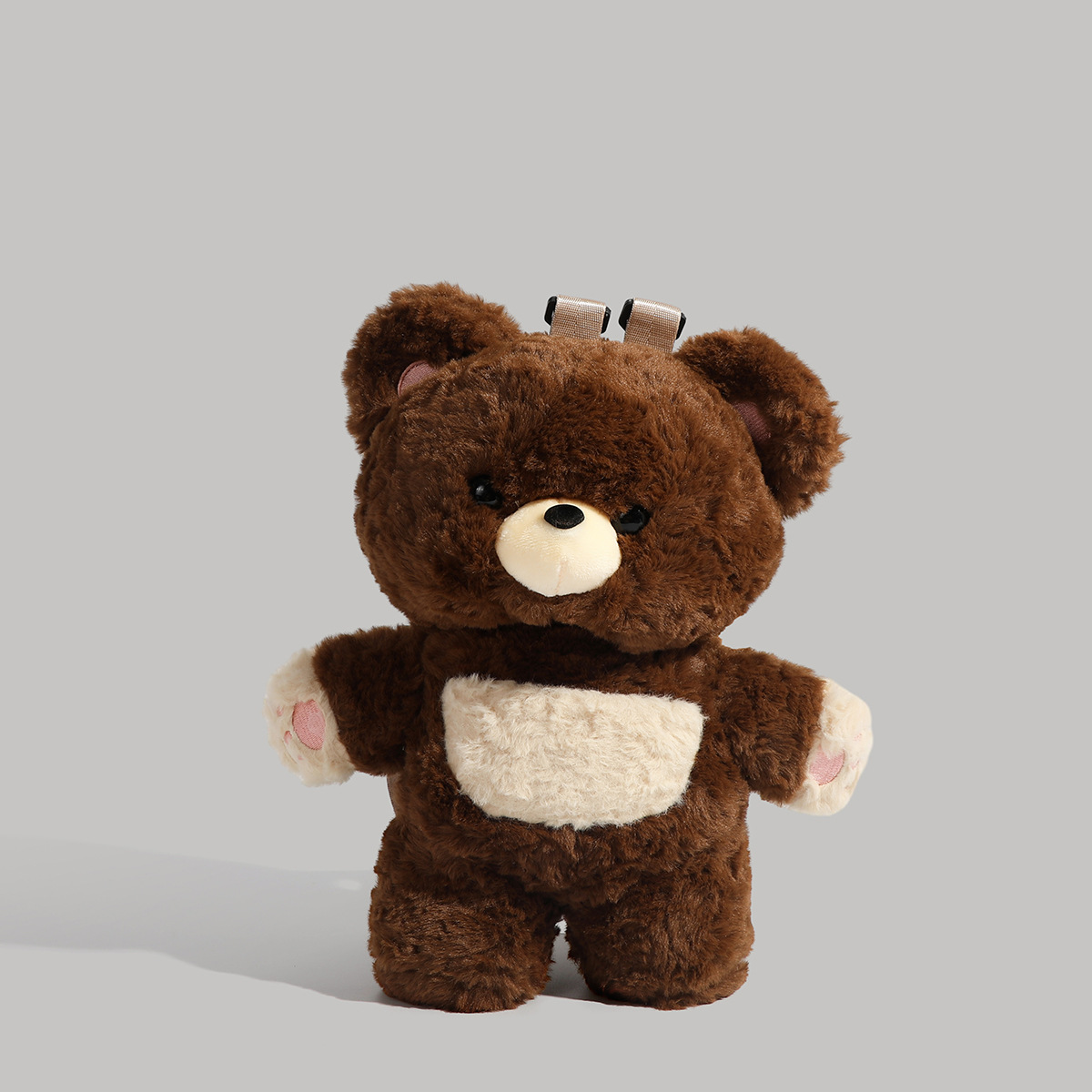 Brown Bear Cute Plush Teddy Bear Backpack Stuffed Animal Rucksack Convertible