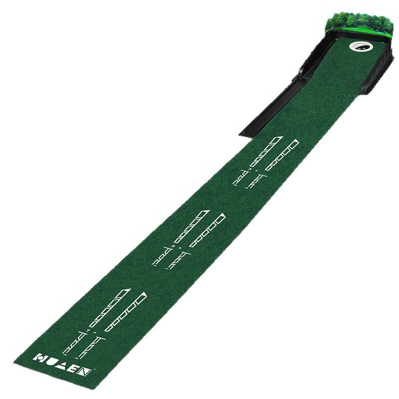 Indoor Golf Putting Mat with Automatic Ball Return System 2.6m Practice Green view 5