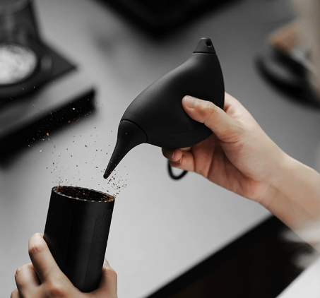 White Powerful Hummingbird Air Blower Manual Dust Cleaner for Coffee Grinders view 3