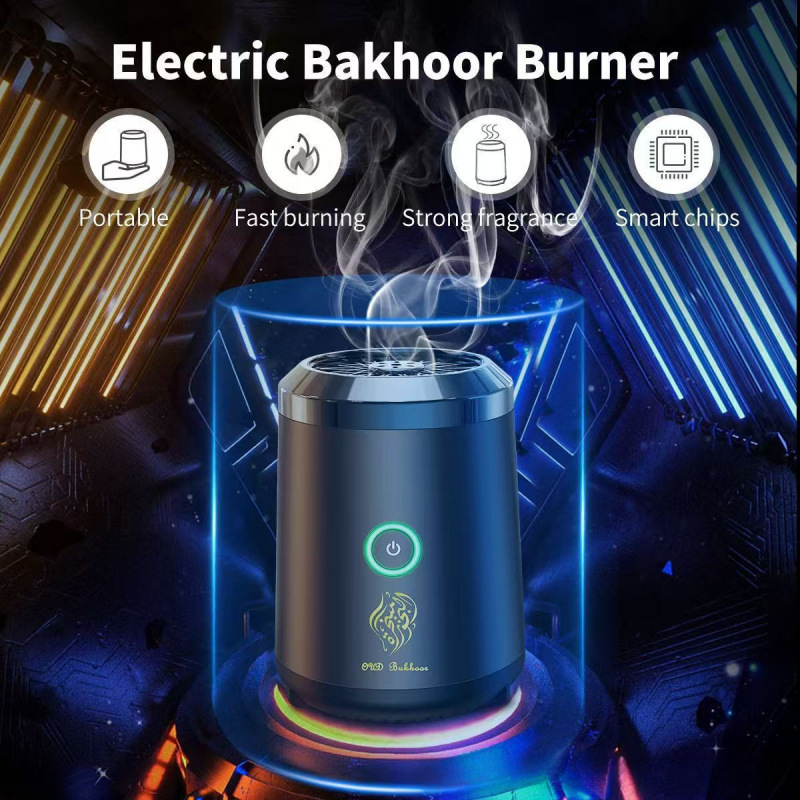 Portable Electric Oud Bukhoor Incense Burner with Speaker - USB Rechargeable view 5