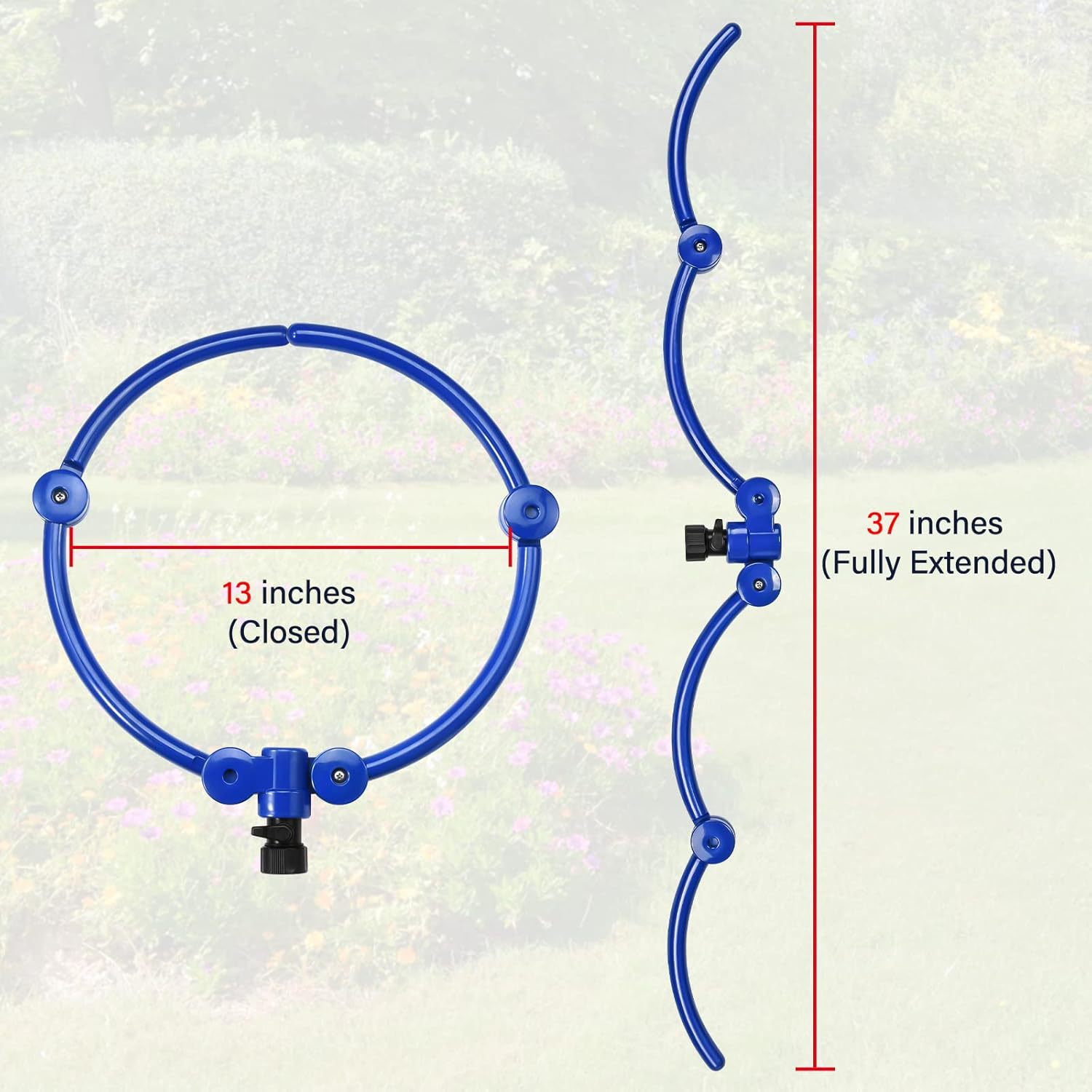 Adjustable Tree Ring Sprinkler for Deep Root Irrigation - 13 to 37 Inch view 3