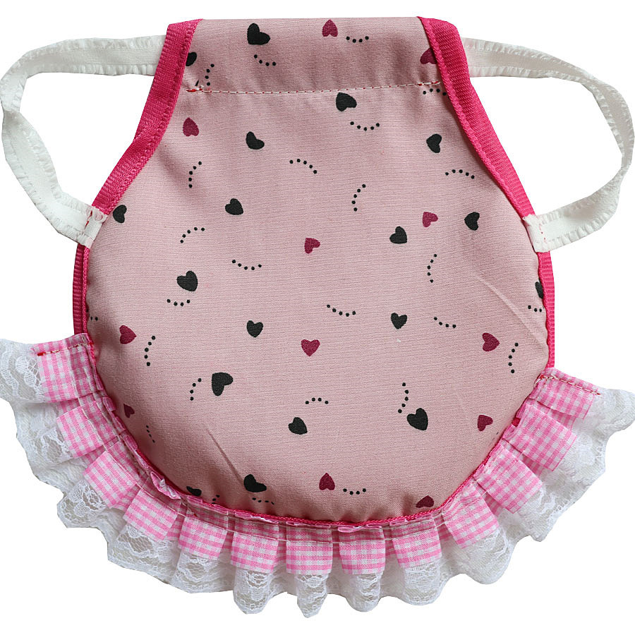 Pink Heart 4 Pack Hen Saddle Aprons for Backyard Chickens - Feather Protector