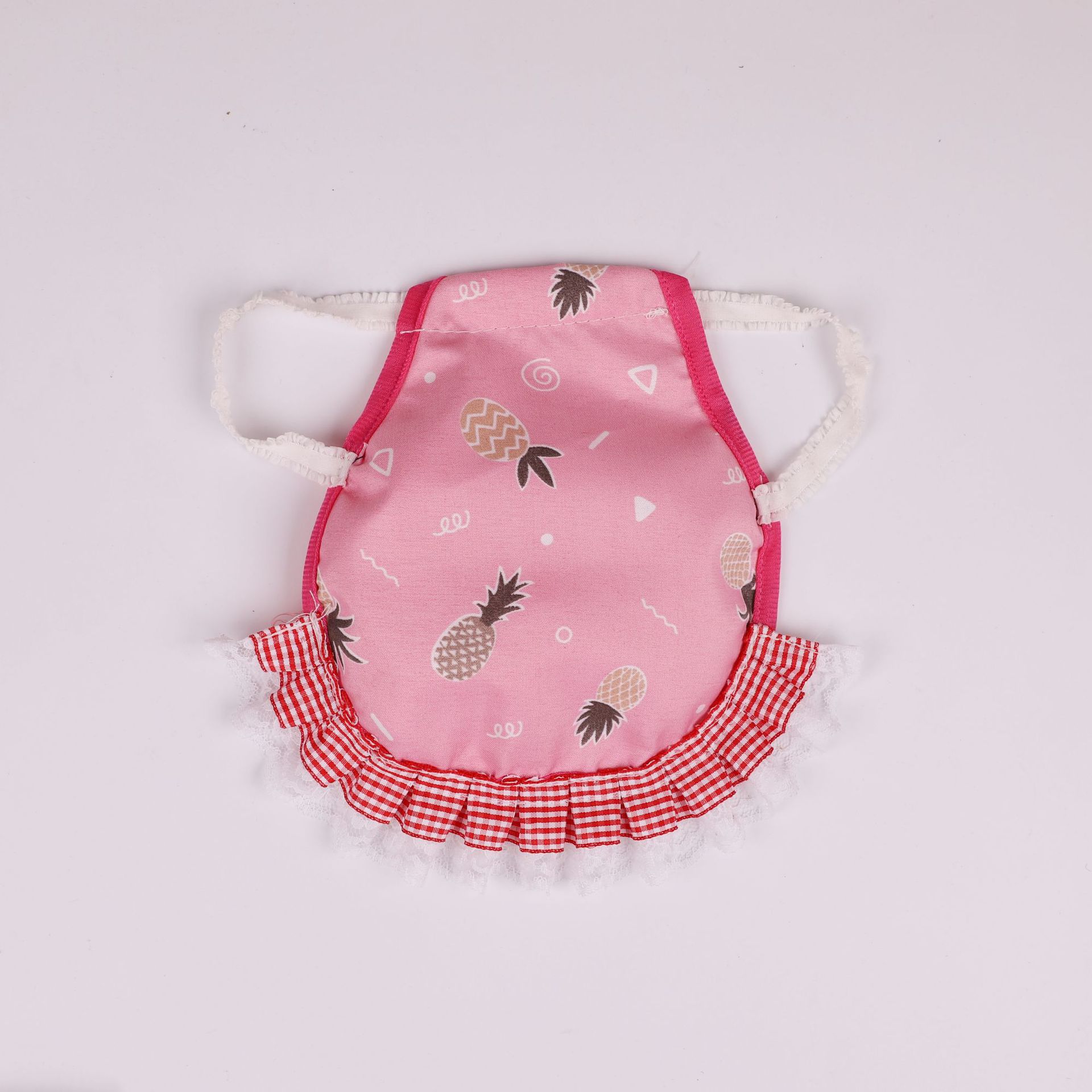 Pink Pineapple 4 Pack Hen Saddle Aprons for Backyard Chickens - Feather