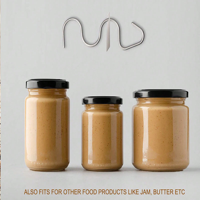 4 Pack Stainless Steel Peanut Butter Stirrer - Food Grade Nut Butter Mixer view 4