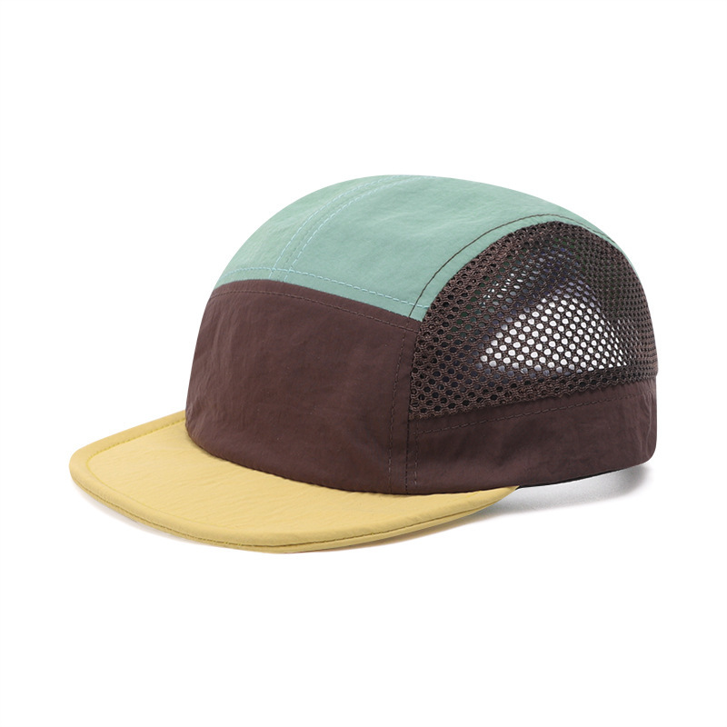 Coffee UPF 50+ Quick-Dry Outdoor Sun Hat with Breathable Mesh - Lightweight