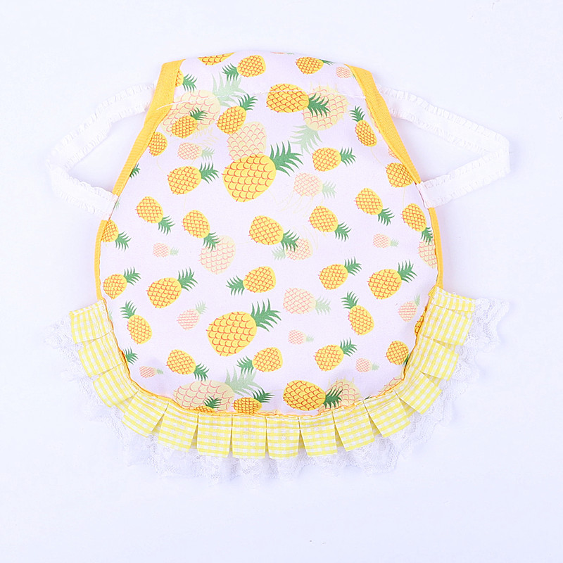 Yellow Pineapple 4 Pack Hen Saddle Aprons for Backyard Chickens - Feather