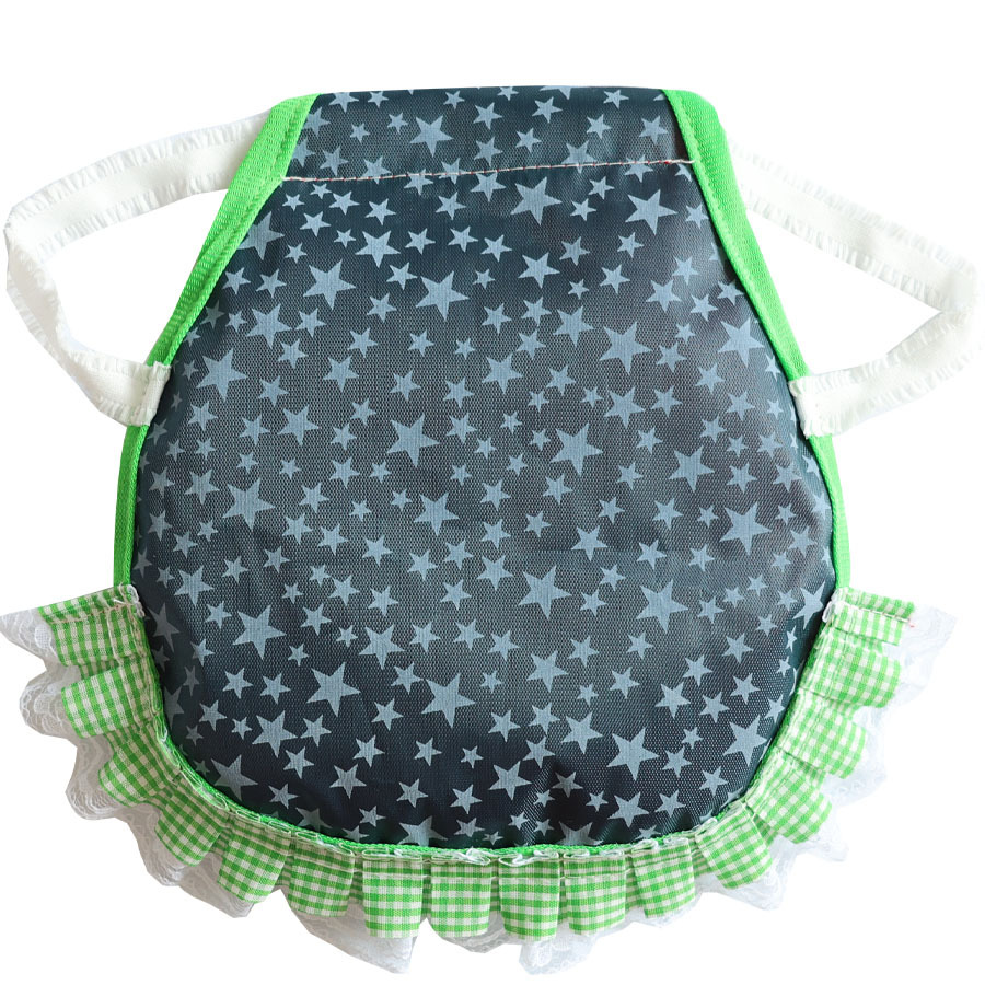 Blue-yellow Stars 4 Pack Hen Saddle Aprons for Backyard Chickens - Feather