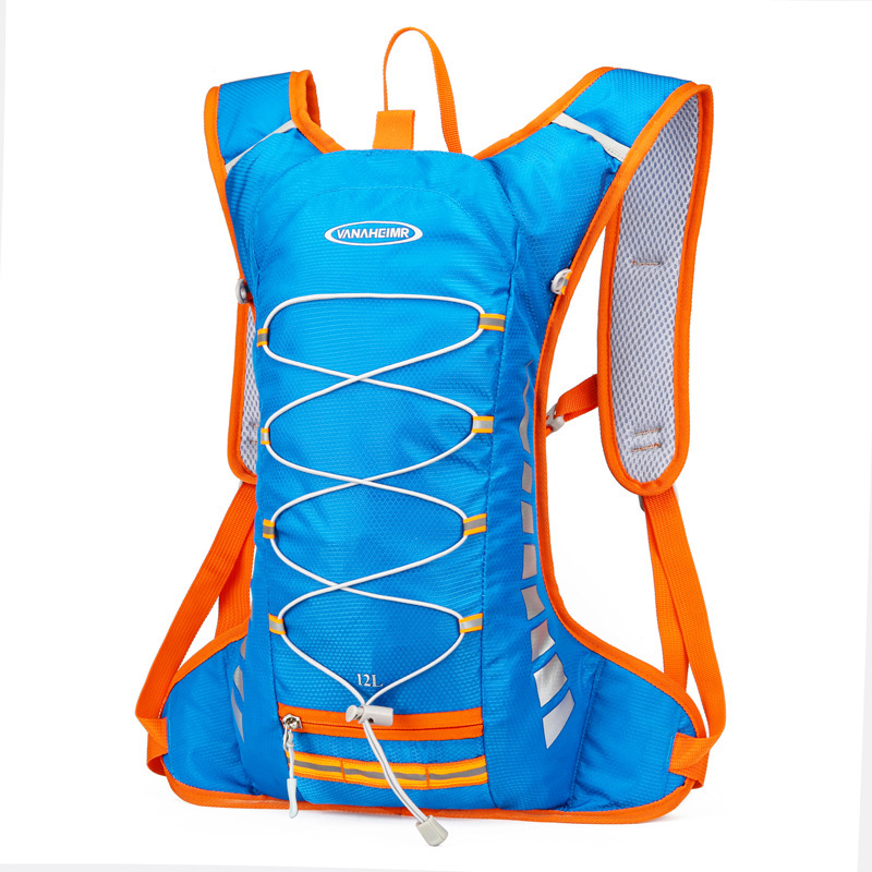 Blue Lightweight Outdoor Sports Backpack Breathable Hiking Daypack Compact