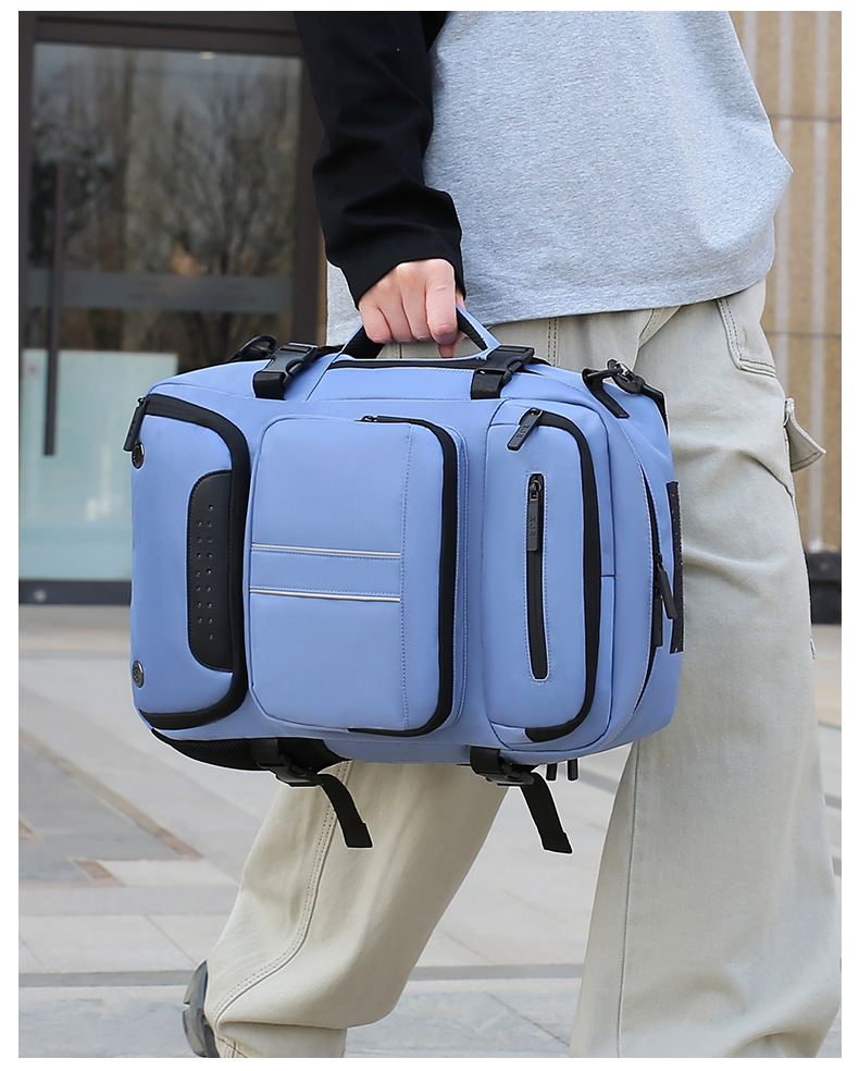Large Capacity Convertible Travel Backpack - 16" Laptop Compartment view 2