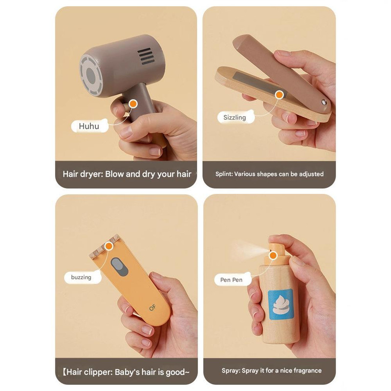 Engage Your Child with Imaginative Role Play(Hairdressing toy set) view 4