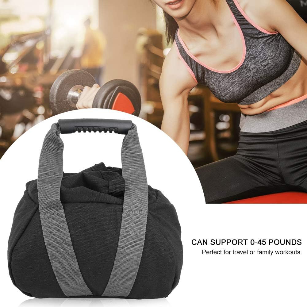 Black Portable Fitness Kettlebell Sandbag view 3