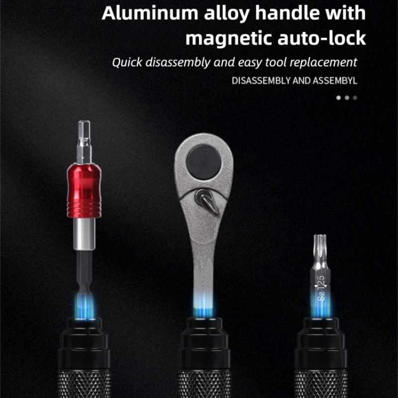 Compact Bicycle Ratchet Tool Kit With Tire Patch view 3
