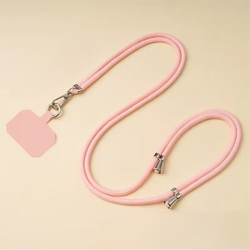 3-Pack Adjustable Pink Crossbody Phone Lanyards – Dual Wear Modes