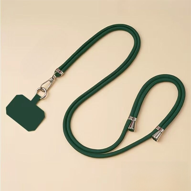3-Pack Adjustable Green Crossbody Phone Lanyards – Dual Wear Modes