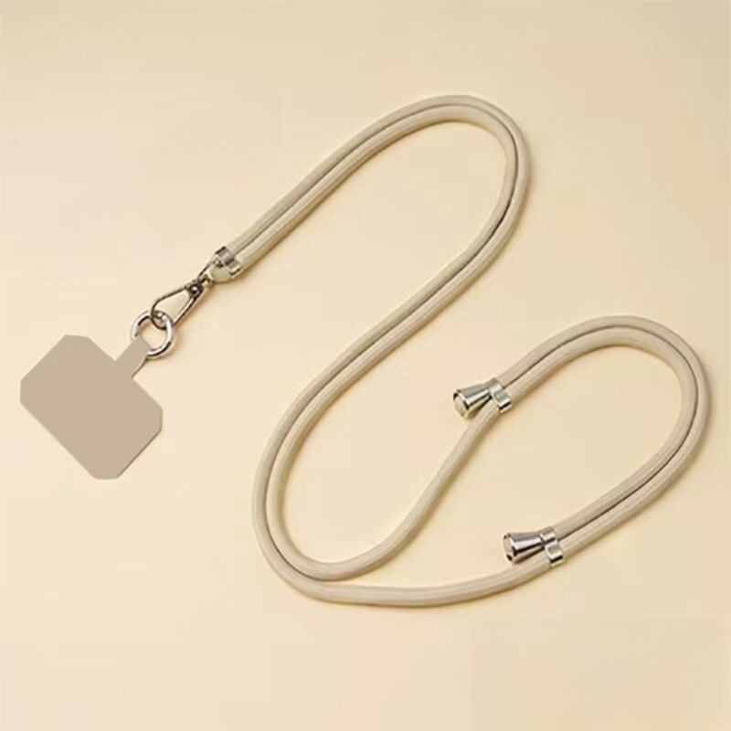 3-Pack Adjustable Khaki Crossbody Phone Lanyards – Dual Wear Modes