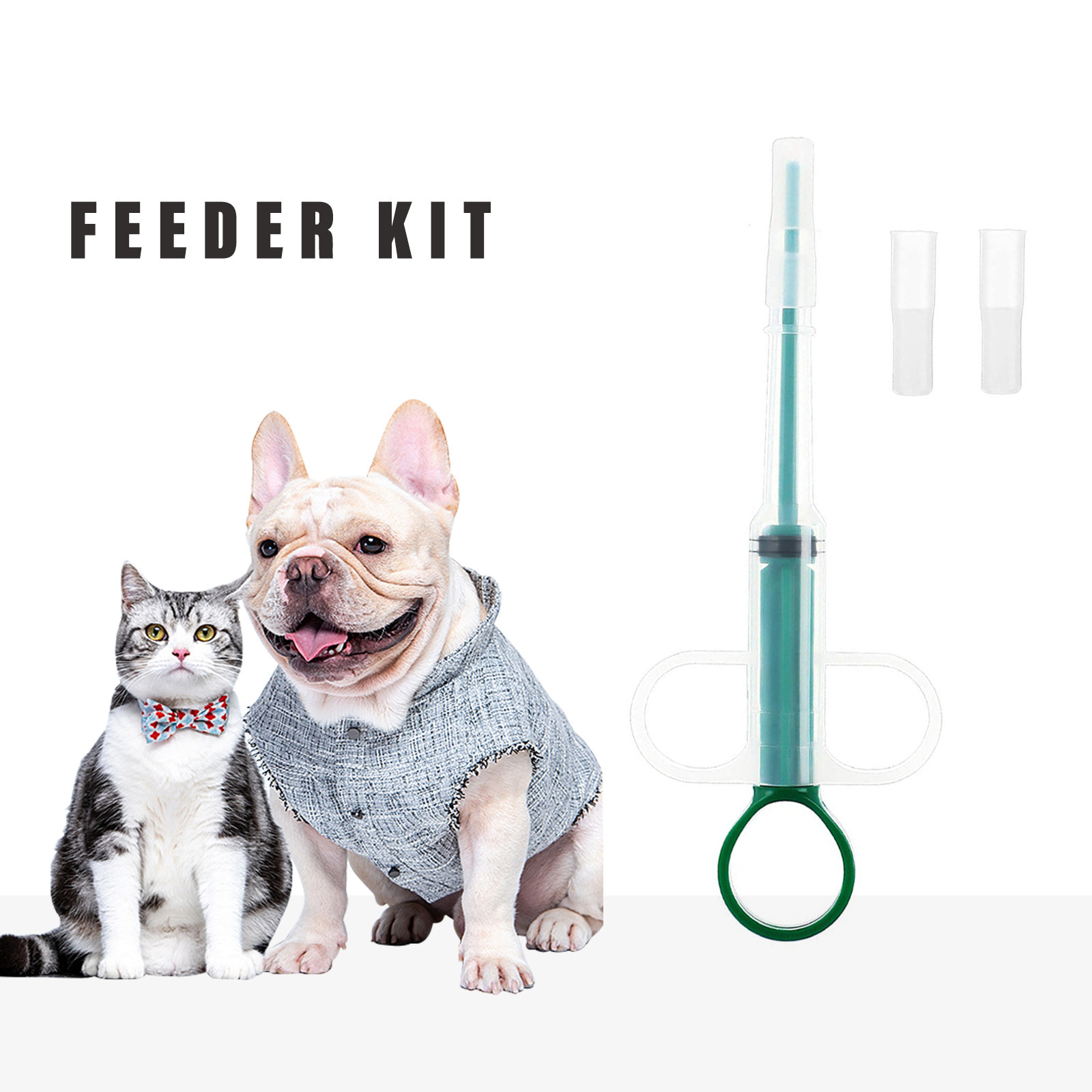 5-Pack 160mm Blue Pet Pill Shooter – Soft Silicone Tip Feeder for Cats Dogs view 3