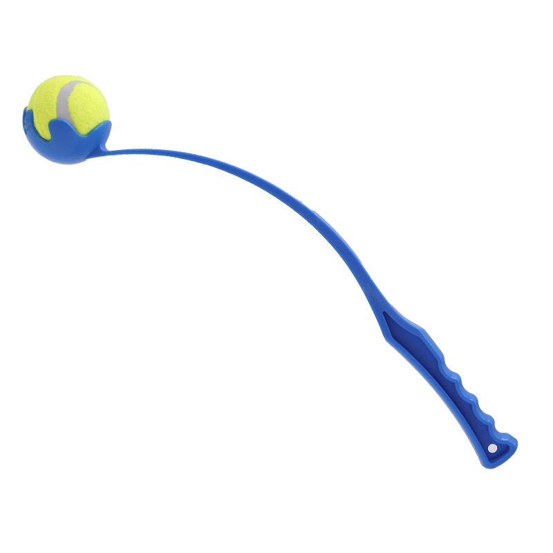 3-Pack Green PP Dog Tennis Ball Launcher Stick(48 × 8 CM) - Manual Fetch