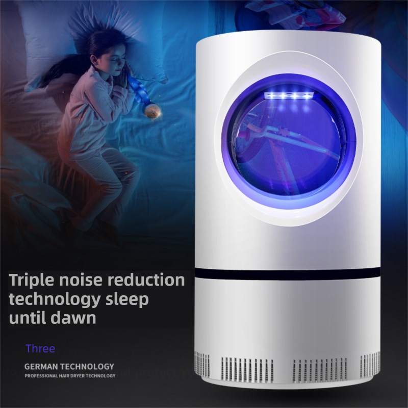 2-Pack Silent UV LED Mosquito Killer Lamp - Indoor Physical Insect Trap & Fly view 3