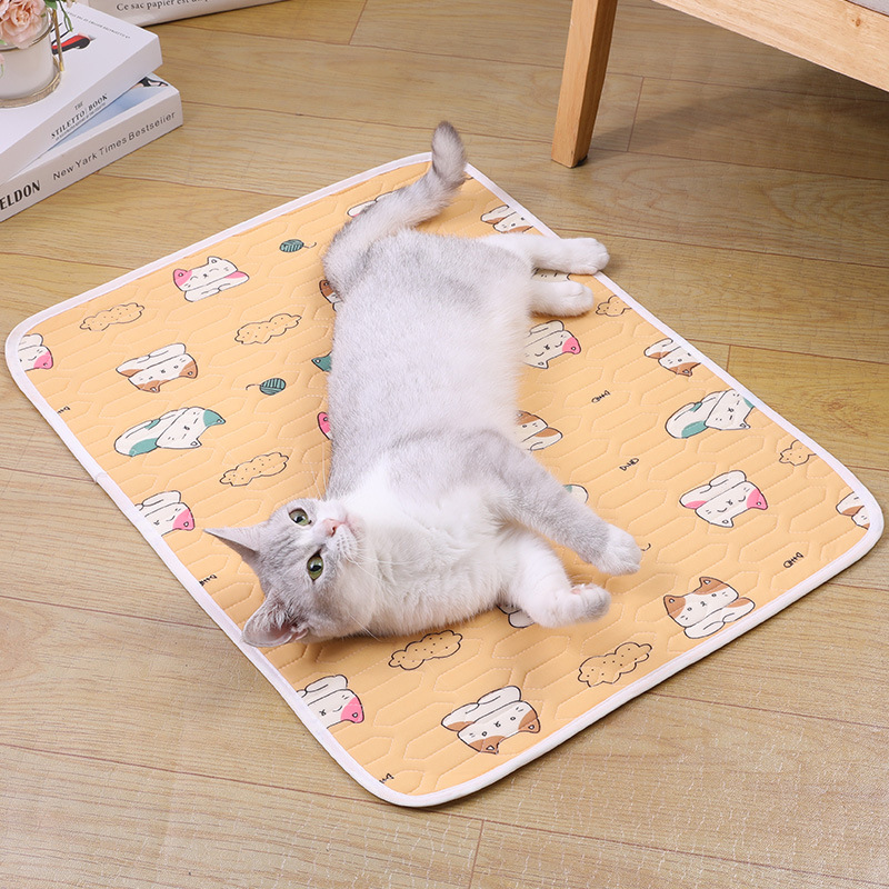 2-Pack Gray Rabbit Pet Summer Cooling Latex Pad (M Size: 50*40cm) - Breathable view 6