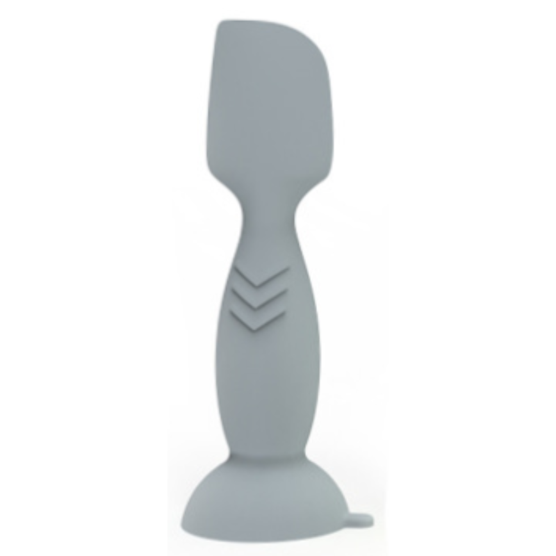 4-Pack Grey Small Silicone Ointment Applicator Spatulas(10 CM x 3.3 CM)