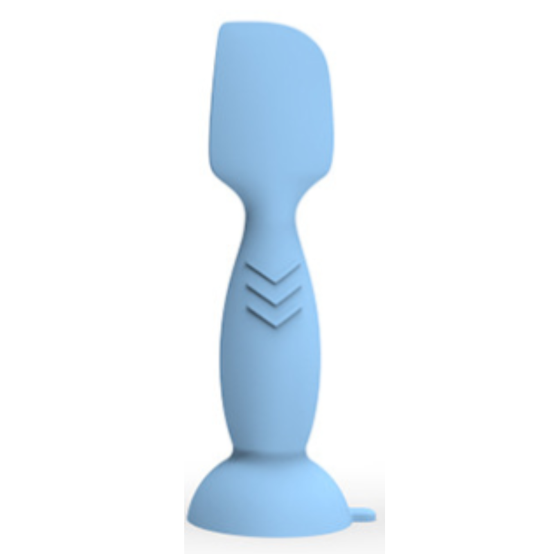 4-Pack Blue Small Silicone Ointment Applicator Spatulas(10 CM x 3.3 CM)