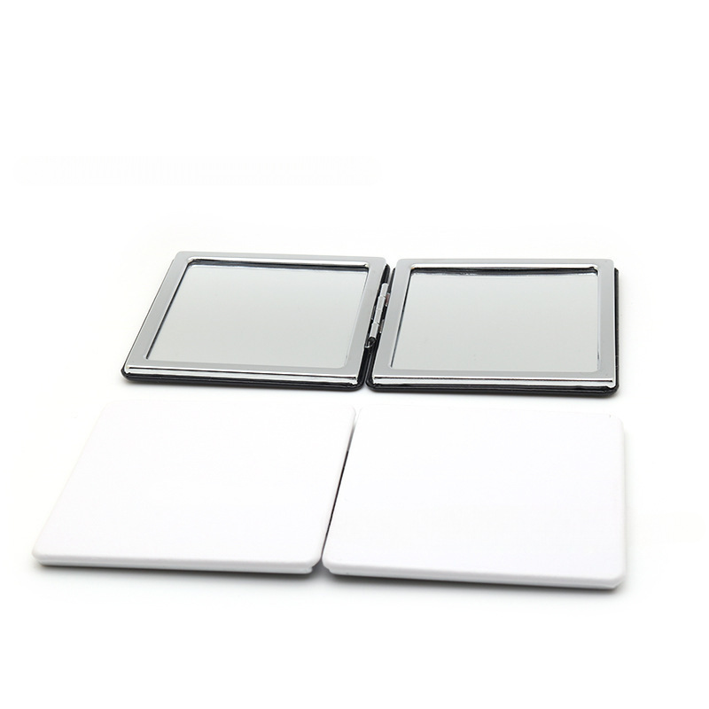 4-Pack White Jumbo Square Folding Compact Mirror(8X8CM) - Men's Shaving &