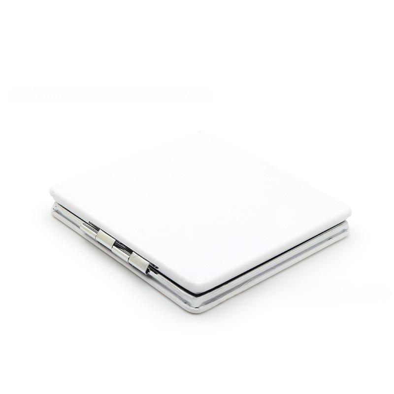 4-Pack White Jumbo Square Folding Compact Mirror(8X8CM) - Men's Shaving & view 5