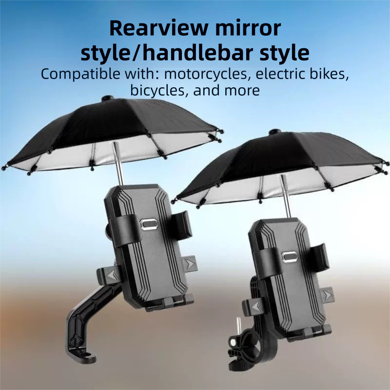 2-Pack Shock-Absorbing and Non-Slip Handlebar Phone Holder with Detachable view 6