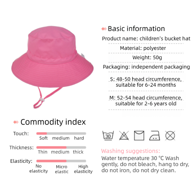 2-Pack Blue Seahorse Pattern Kids Sun Hat and Travel Beach Fisherman Cap(M view 4