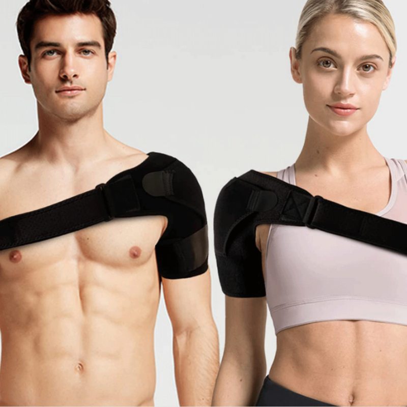 Adjustable Neoprene Sports Shoulder Brace - Compression Support for Dislocation