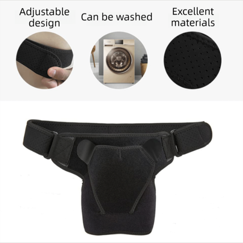Adjustable Neoprene Sports Shoulder Brace - Compression Support for Dislocation view 3