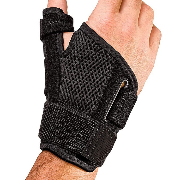One Pair Adult Breathable Thumb Spica Splint Wrist Brace(Left & Right Hand)
