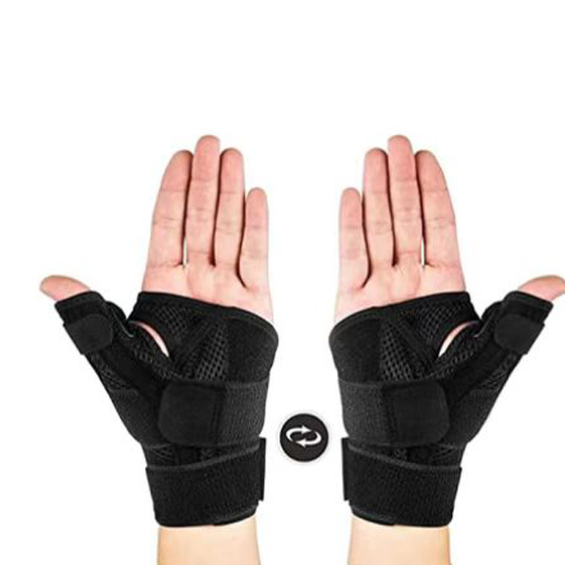 One Pair Adult Breathable Thumb Spica Splint Wrist Brace(Left & Right Hand) view 3