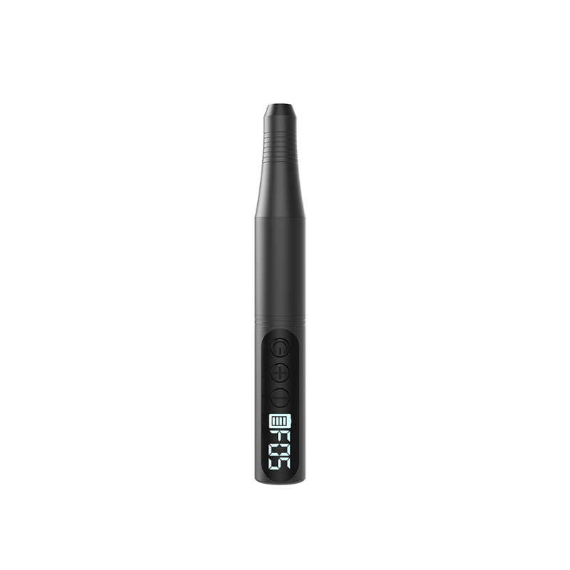 Black Portable Wireless Professional Electric Nail Drill Machine Includeing 6