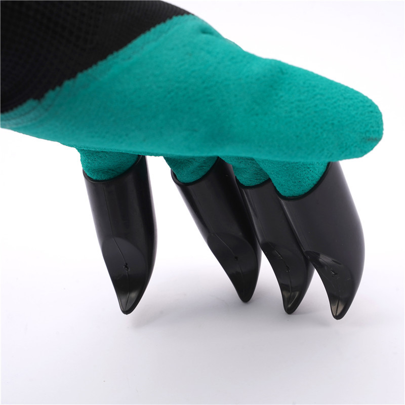 2-Pairs Green Waterproof and Puncture Resistant Gardening Gloves(L: 27CM) view 4
