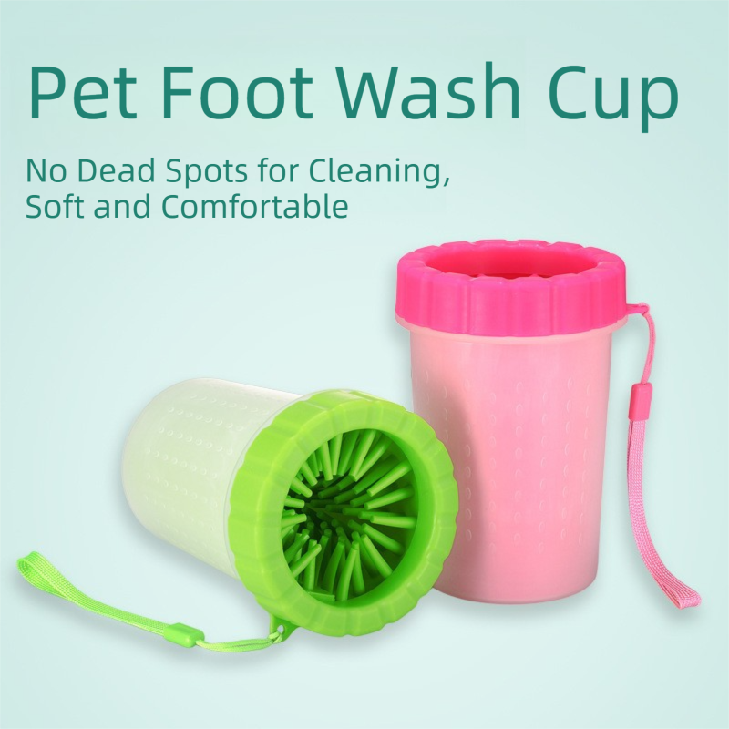 Blue Large Size Quick & Easy-Clean Dog Paw Cleaner Cup - PP+TPR Material view 2