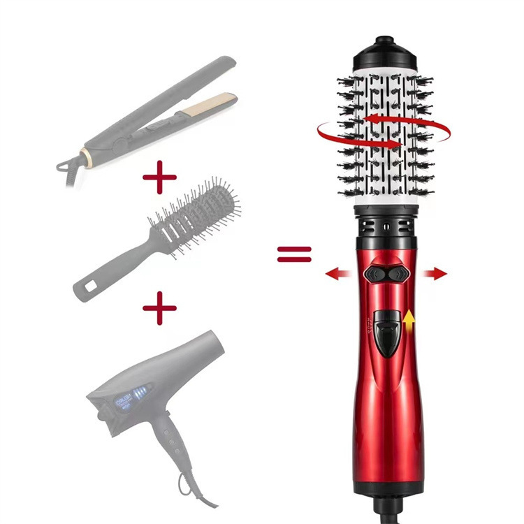 2-in-1 Pink Automatic Rotating Hot Air Styler(38/50mm Curling Barrel) view 7