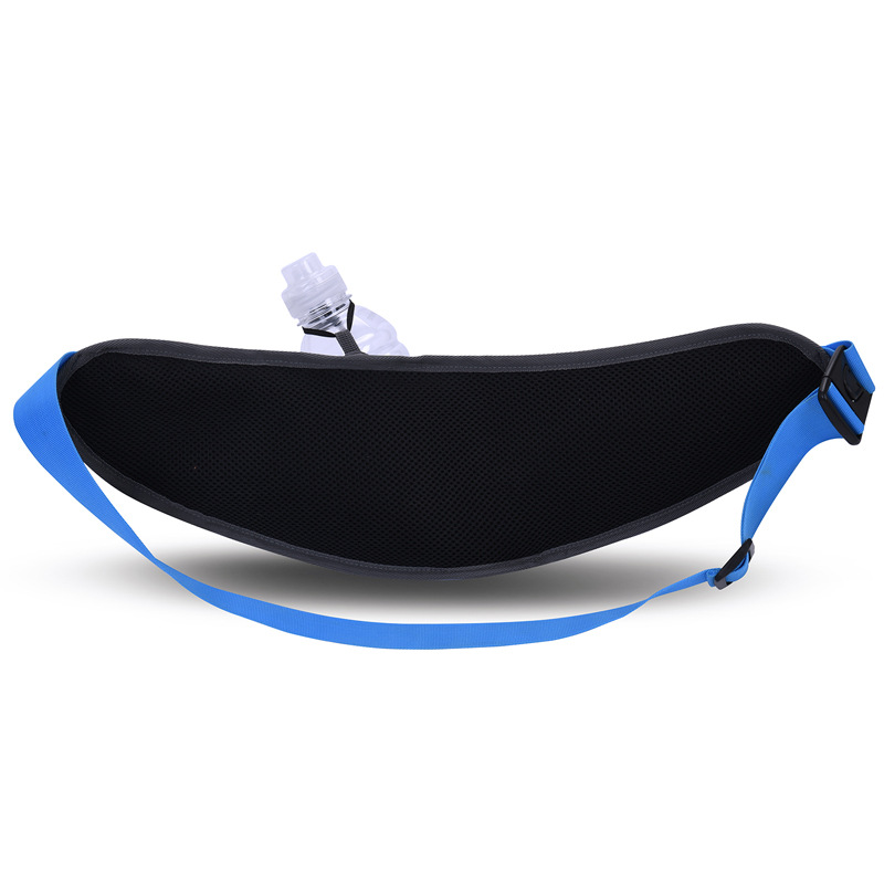 Blue Adjustable Large Capacity Outdoor Sports Running Waist Pack(Waistline view 5