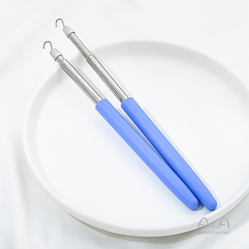 2-Pack Blue Jewelry Fastener Helper Tool - Quick Bracelet & Fine Chain Wearer