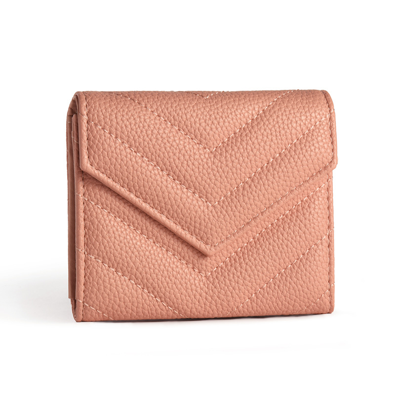 3-Pack Soft PU Rhombus Pattern Quilted Lipstick & Card Holder - Portable &