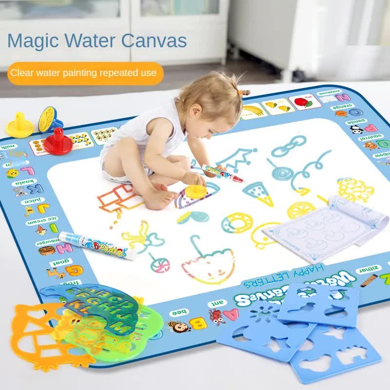80x60CM Christmas Style Magic Water Doodle Mat Toy view 2